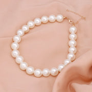 Vintage Pearl Chain Necklace – Elegant Wedding Gift for Her