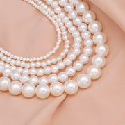 Vintage Pearl Chain Necklace – Elegant Wedding Gift for Her