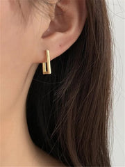 Geometric Hoop Earrings