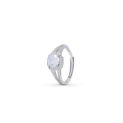 Luminous Silver Ring