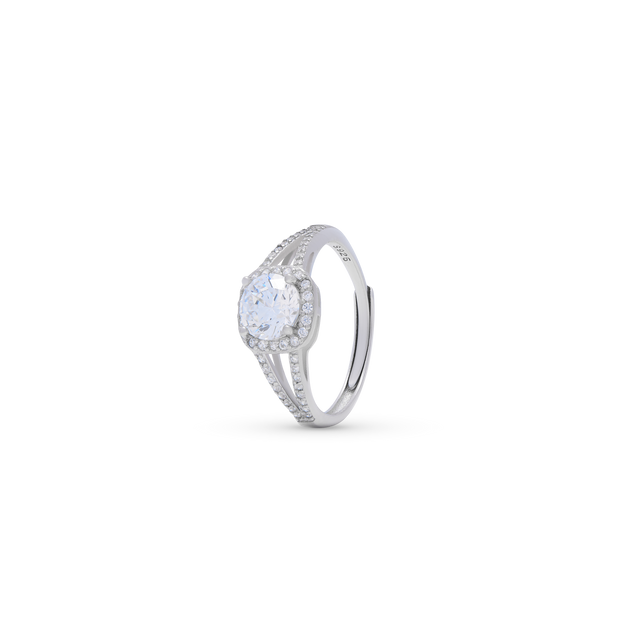 Luminous Silver Ring