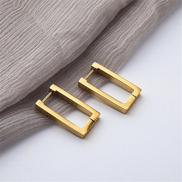 Geometric Hoop Earrings